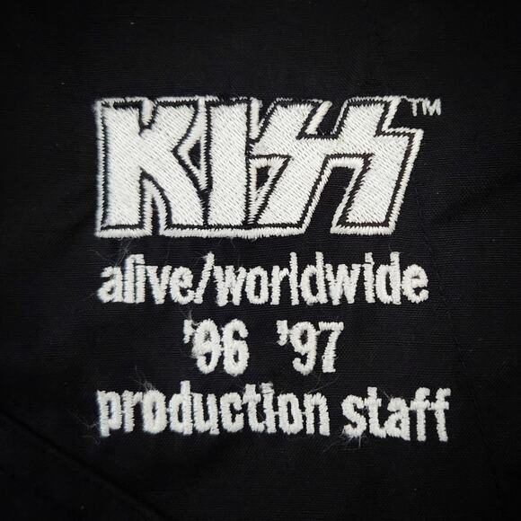 KISS Alive Worldwide '96 '97 Tour production staff flight suit jumpsuit Size L - Picture 9 of 11